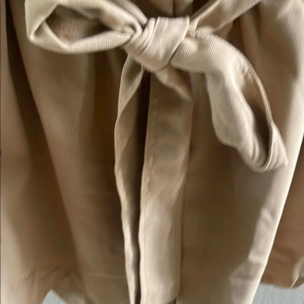 Blue ivy Tan High Waist Paperbag Shorts - Picture 8 of 10